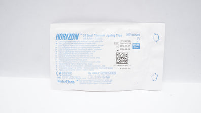 Teleflex 001205 24 Small Titanium Ligating Clips with Adhesive Backing (x)